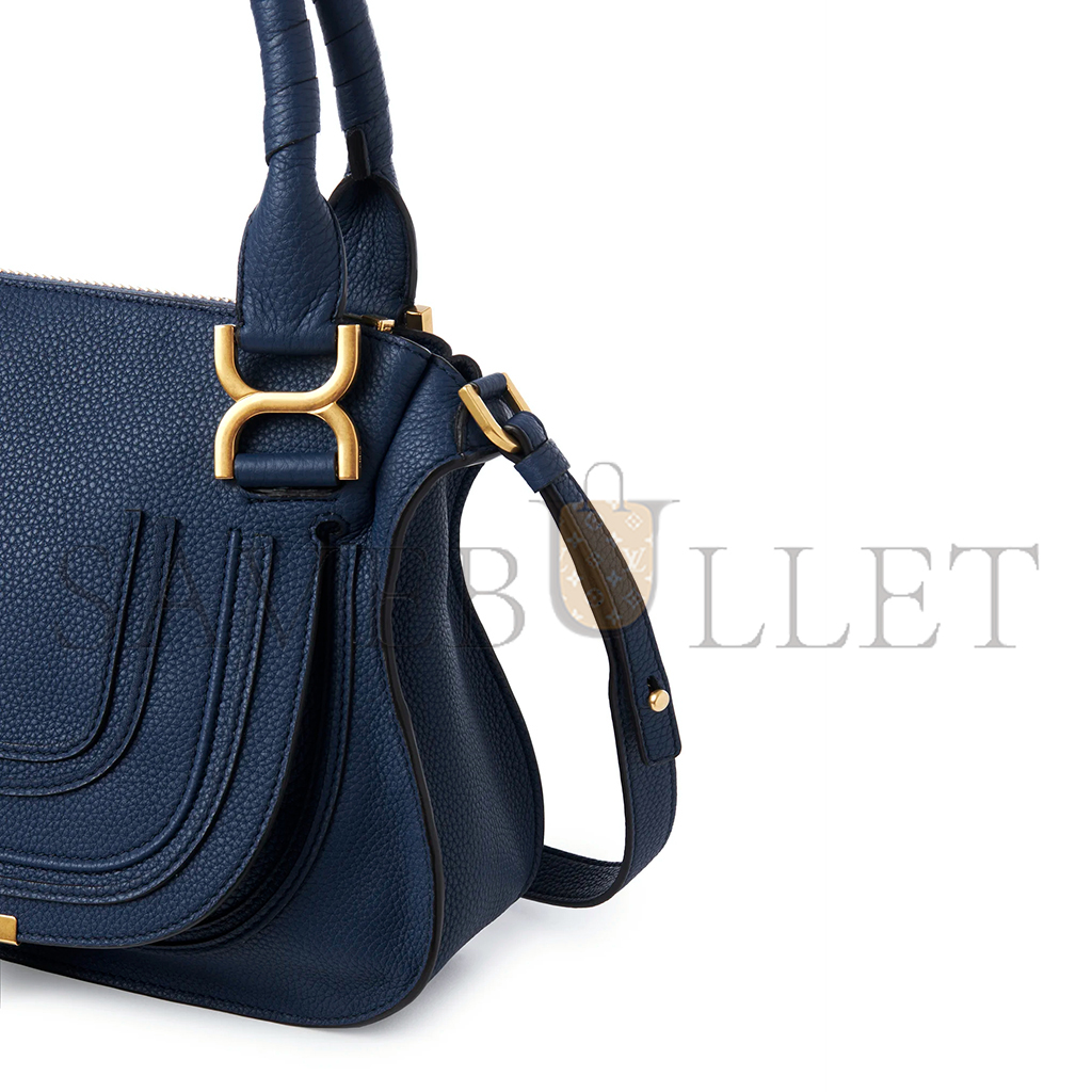 CHLOE SMALL MARCIE BAG IN GRAINED LEATHER CHC22AS628I314C4 (30*23*10cm)